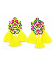 Load image into Gallery viewer, Soutache Tassel Earrings