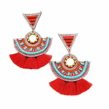 Load image into Gallery viewer, Aztec Tassel Earring