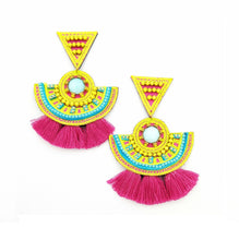 Load image into Gallery viewer, Aztec Tassel Earring