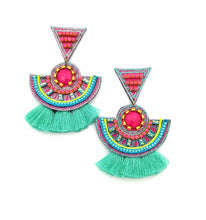 Load image into Gallery viewer, Aztec Tassel Earring