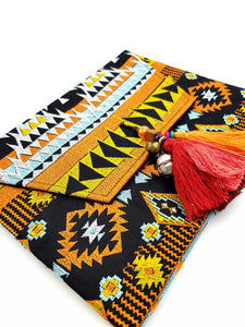 Aztec Bell Clutch