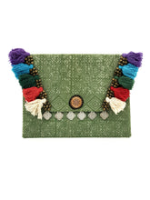 Load image into Gallery viewer, Aztec Coin Clutch