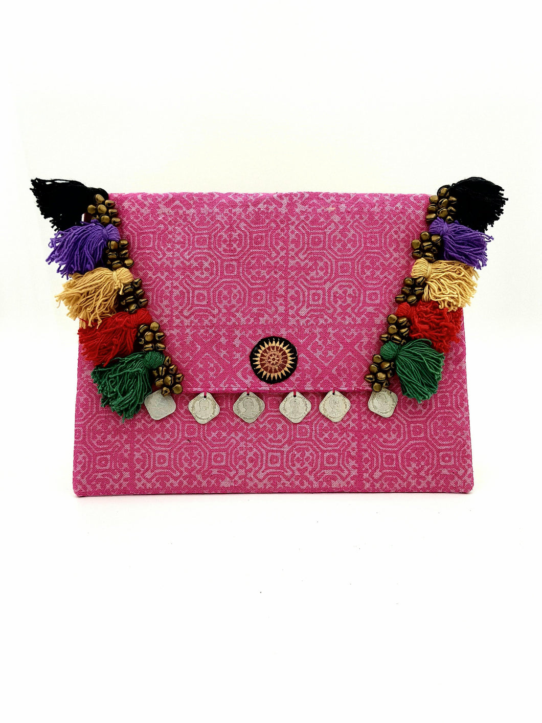 Aztec Coin Clutch