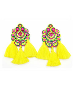 Soutache Tassel Earrings