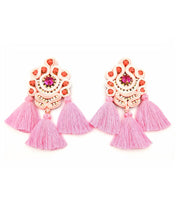 Load image into Gallery viewer, Soutache Tassel Earrings