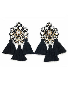 Soutache Tassel Earrings