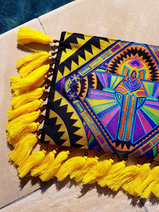 Aztec Tassel Clutch