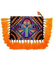 Load image into Gallery viewer, Aztec Tassel Clutch