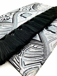 Silver Aztec Clutch