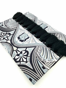 Silver Aztec Clutch